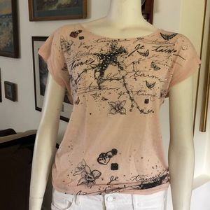 Lightweight Pale Pink French Tee